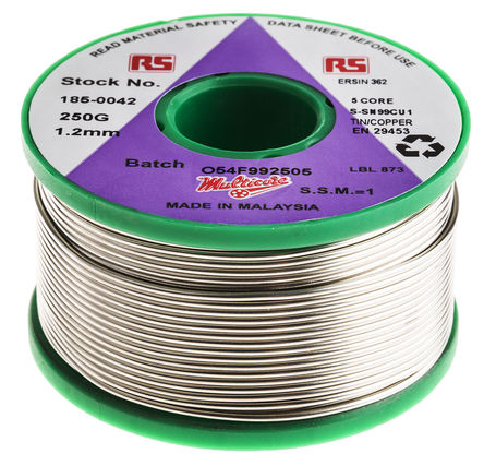 Multicore - 291275 - Multicore 250g 1.22mmֱ   291275, +227  +240°C۵, 0.45  0.85%ͭ, 99%		