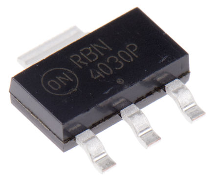 ON Semiconductor - NJT4030PT1G - ON Semiconductor NJT4030PT1G , PNP , 5 A, Vce=40 V, HFE:100, 3 + Tab SOT-223װ		