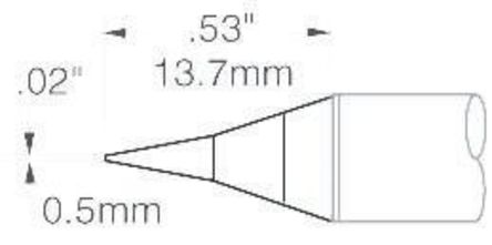 Metcal - SFV-CN05A - Metcal SFV ϵ, 0.4 mm ֱԲ׶ ͷ		