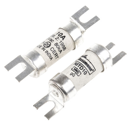 Cooper Bussmann - NITD10 - Cooper Bussmann 10A A1ߴ gG Ӣ׼۶ NITD10, BS 88, IEC 60269׼, HRC , 550V ac		