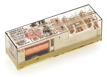 TE Connectivity - V23050-A1024-A542 1393260-7 - TE Connectivity V23050-A1024-A542 1393260-7 4PNO, DPST PCB װ Ǳ̵, 24V dc		