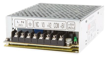 RS Pro - RT-65B - RS Pro 64.6W 3 ǶʽģʽԴ SMPS RT-65B, 125  373 V dc, 88  264 V ac, 5 V dc, 12 V dc		