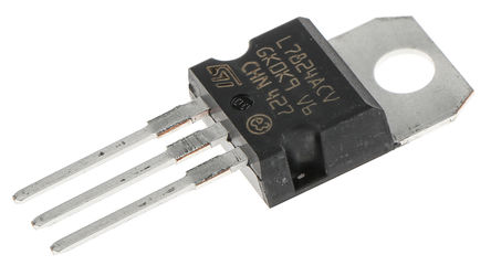 STMicroelectronics - L7824ACV - STMicroelectronics L78xx ϵ L7824ACV ѹ, Ϊ 40 V, 24 V, 2%ȷ, 1A, 3 TO-220		