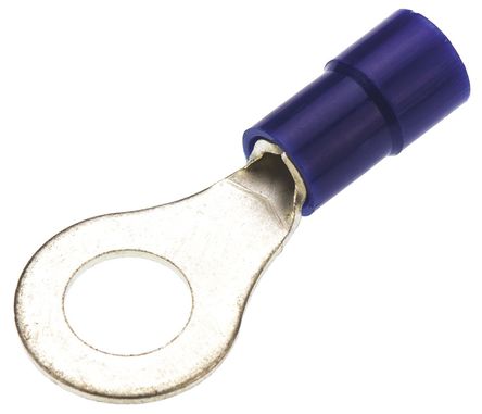 RS Pro - RVY2-6 - RS Pro, ɫ Ե о ѹӶ RVY2-6, M6 ˨, 6.4mmڻֱ, 27.8mmܳ		