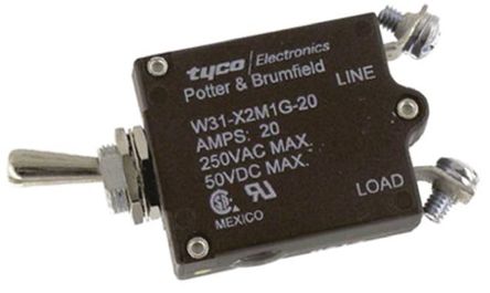 TE Connectivity - W31-X2M1G-20 - TE Connectivity W31 ϵ 20A 1  ȴŶ· W31-X2M1G-20, 50 V dc, 240 V ac		