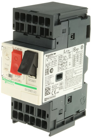 Schneider Electric - GV2ME163 - Schneider Electric TeSys GV2M ϵ 9  14 A 3 綯· GV2ME163, 6 kAϿ, 500 V		