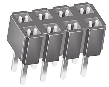 Samtec - CES-104-01-T-D - Samtec CES ϵ 2 8· ֱ 2.54mmھ ͨ ӡˢ· CES-104-01-T-D, ͨ׶˽, ԰		