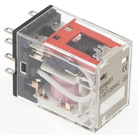 Omron - MY2 AC110/120(S) - Omron MY2 AC110/120(S) ˫˫ ʽ Ǳ̵, 10 A, 120V ac		