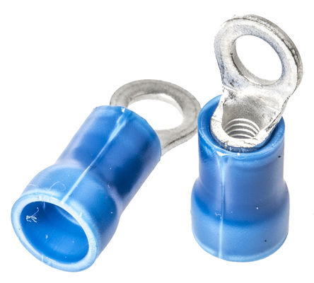 TE Connectivity - 34158 - TE Connectivity PLASTI-GRIP ϵ, ɫ Ե о ѹӶ 34158, M3.5 ˨, 3.68mmڻֱ, 18.16mmܳ		