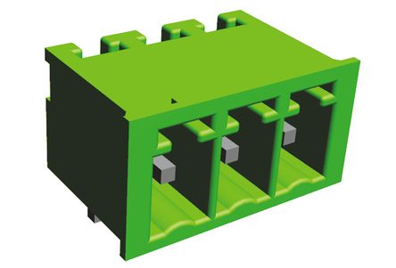 TE Connectivity - 284513-3 - TE Connectivity Buchanan ϵ 3.81mm ھ 3 · ĸ ɫ ֱ PCB  284513-3, 尲װ, Ӷ˽		