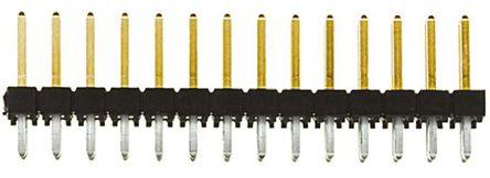 Samtec - TSW-114-07-L-D - Samtec TSW ϵ 28· 2.54mmھ (2) ֱ Ź TSW-114-07-L-D, Ӷ˽, 7.6A, ͨ		