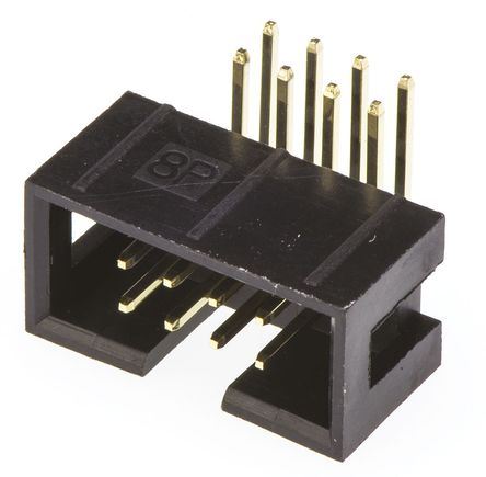 Amphenol - T821108A1R100CEU - Amphenol T821 ϵ 8· 2.54mmھ (2) ֱ PCB  T821108A1R100CEU, Ӷ˽, 3A, ͨ		