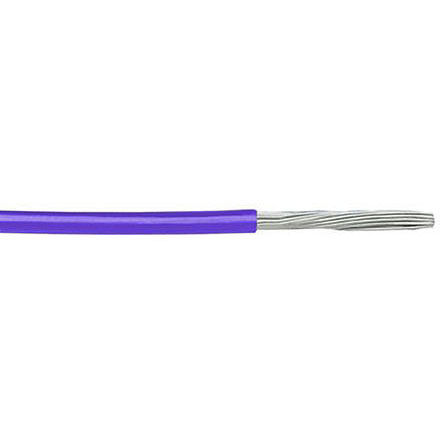 Alpha Wire - 5854 VI005 - Alpha Wire 30m ɫ 24 AWG UL1213 PTFE 豸 5854 VI005, 0.24 mm2 , 19/0.13 mm оʾ, 600 V		