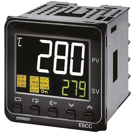 Omron - E5CC-QX2DSM-002 - Omron E5CC ϵ, ¶ȷΧѡ PID ¶ȿ E5CC-QX2DSM-002, 48 x 48mm, 24 V /ֱ, 1		