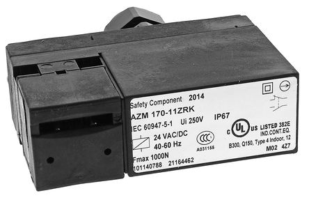 Schmersal - AZM 170-11ZRK 24 VAC/DC - Schmersal AZM 170 ϵ ŷ AZM 170-11ZRK 24 VAC/DC, 綯, 24 V /ֱԴ		