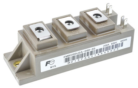 Fuji Electric - 2MBI200U2A-060-50 - Fuji Electric 2MBI200U2A-060-50 Nͨ IGBT ģ, , 200 A, Vce=600 V, 7 M235װ		