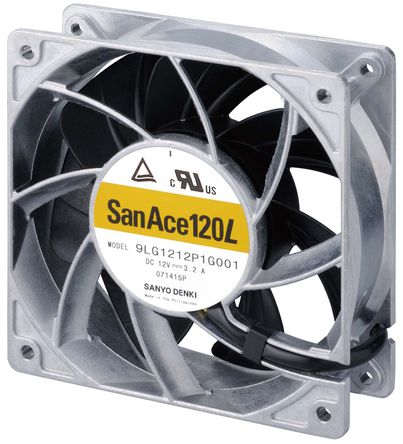 Sanyo Denki - 9LG0924P1F001 - Sanyo Denki LG ϵ 12W 24 V ֱ  9LG0924P1F001, 174m3/h, 7000rpm, 92 x 92 x 38mm		