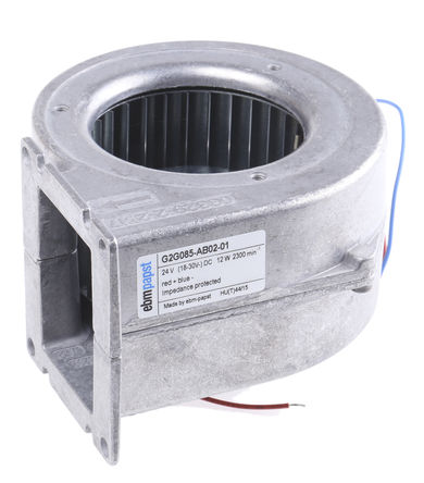 ebm-papst - G2G085-AB02-01 - ebm-papst G2G085 ϵ ʽ ķ G2G085-AB02-01, 24 V ֱ, 80m3/h, 117 x 127 x 76mm		