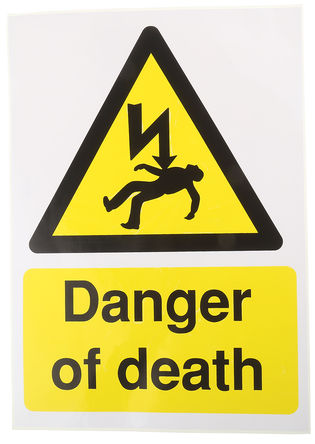 Signs & Labels - HA15051S - Signs & Labels HA15051S ɫ/ɫ Ӣ  ϩ Σվ־ “Σ“, 148 x 210mm		