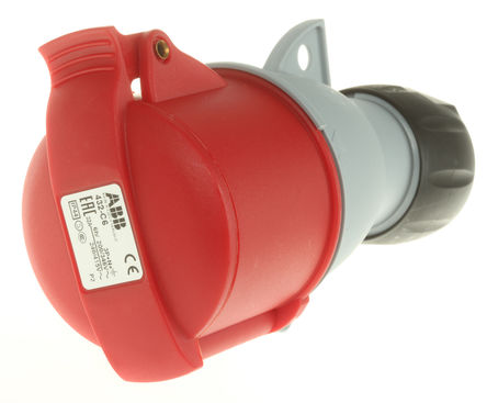 ABB - 2CMA193531R1000 - 432-C6 - ABB Easy & Safe ϵ ɫ 3P+N+E ҵԴ °װ  2CMA193531R1000 - 432-C6, 32A, 346  415 V, IP44		