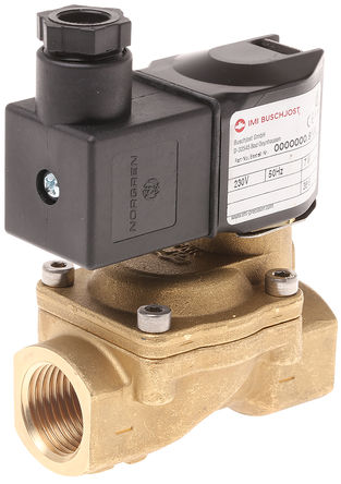 Buschjost - 8240200.9101.23050 - Buschjost 82400 ϵ 16 bar 2˿ ͭ ŷ 8240200.9101.23050, 1/2in˿, NCԤ跧λ, 230 V Դ		