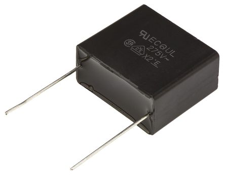 Panasonic - ECQU2A105KL - Panasonic ECQUL ϵ 1F ͨ PET  (PET) ECQU2A105KL, 10%ݲ, 250 V , -40  +85 C		