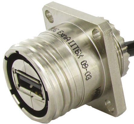 Amphenol - USBFTVX2SA2N03OPEN - Amphenol USB  USBFTVX2SA2N03OPEN, USB 2.0		