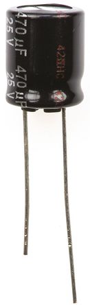 Panasonic - ECA1EHG471 - Panasonic NHG ϵ 25 V ֱ 470F ͨ  ECA1EHG471, 20%ݲ, +105C		