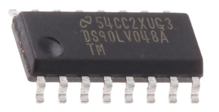 Texas Instruments - DS90LV048ATM/NOPB - DS90LV048ATM/NOPB  400MBps LVDS , LVTTL, 3  3.6 V, 16 SOICװ		