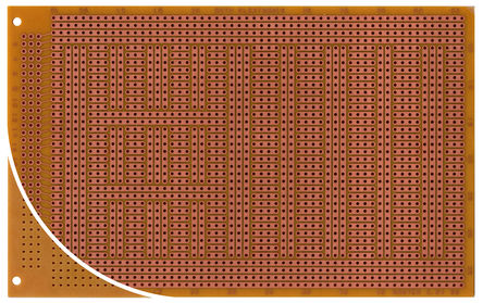 Roth Elektronik - RE315-HP - Roth Elektronik RE315-HP,  DIN 41612 C Eurocard PCB, FR2ȼ, 1mmֱ, 2.54 x 2.54mm׼, 160 x 100 x 1.5mm		
