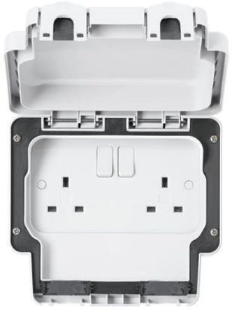 MK - K56482WHI - MK IP66 ̼ G  - Ӣʽ  K56482WHI, 迪, 13A, 250V ac		