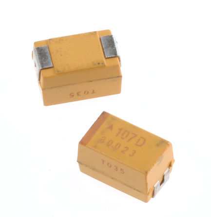 AVX - TPME107K020R0035 - AVX TPM ϵ 100F 10% SMD  TPME107K020R0035, 20 V ֱ, 7343-43 װ, 35m ESR, +125C		