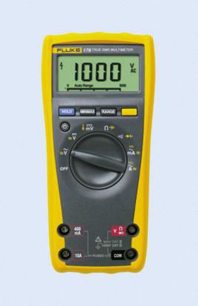Fluke - FLUKE-175 EDSNF - Fluke 175 1000V ac, 10A ac ñ, 0.1   50 M, 1 nF  9999 uF, -40  +400 C		
