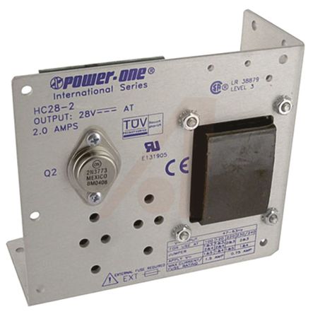 BEL POWER SOLUTIONS INC - HC28-2-AG - BEL POWER SOLUTIONS INC ʽ ǶʽԵԴ HC28-2-AG, 100  264V ac, 28V, 2A, 56W, 60%Ч		