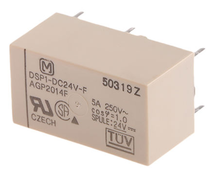 Panasonic - DSP124F - Panasonic DSP124F ˫ PCB װ Ǳ̵, 24V dc		