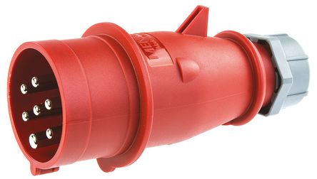 Mennekes - 742 - Mennekes ɫ 7P ҵԴ °װ ͷ 742, 16A, 400 V, IP44		