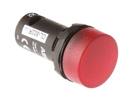 ABB - 1SFA619402R5021 - CL-502R - ABB Compact ϵ ɫ LED ָʾ 1SFA619402R5021 - CL-502R, 22mmֱ, IP66, IP67, IP69K		