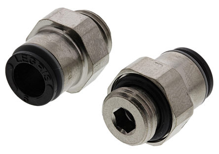 Legris - 3101 06 60 - Legris 3101 ϵ 3101 06 60 ͭ ֱ-, 20 barѹ, M10 x 1 , ʽ 6 mm, -20  +80C		