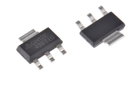 DiodesZetex - AP2114H-3.3TRG1 - DiodesZetex AP2114H-3.3TRG1 LDO ѹ, 3.3 V, 1 (Min)A, 1.5%ȷ, 2.5  6 V, 3+Tab SOT-223װ		