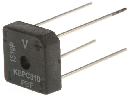 Vishay - VS-KBPC810PBF - Vishay VS-KBPC810PBF  , 8A 1000V, 4 D 72װ		