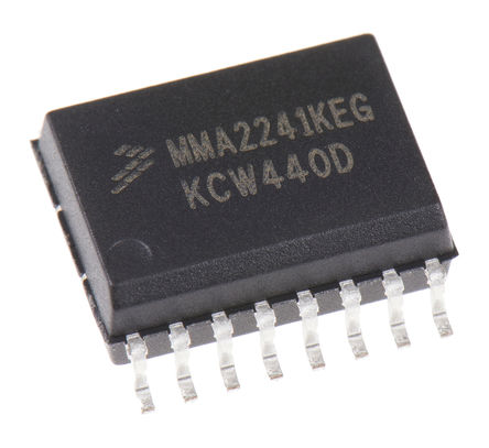 NXP - MMA2241KEG - NXP MMA2241KEG , ٱ, I2Cӿ, 360  440 Hz, 4.75  5.25 VԴ, 16 SOICװ		