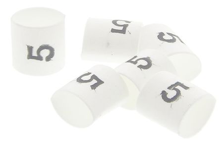 TE Connectivity - TRSA-1019/C/1/5 - TE Connectivity 100װ ɫ ̶ ±ʶ TRSA-1019/C/1/5, 1  3mmֱ, ӡ"5"ͼ		