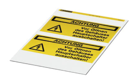 Phoenix Contact - 0830476 - Phoenix Contact 0830476 2װ Ԥӡǩ, 100mm, 200mm		