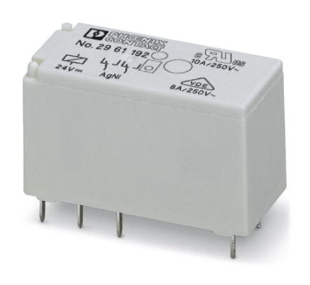 Phoenix Contact - 2961202 - Phoenix Contact 2961202 ˫˫ PCBӡˢ·壩װ ӿڼ̵ģ, 8A, 110V dc		