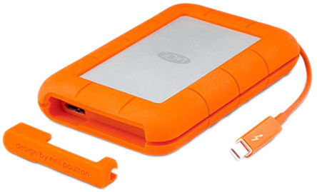 Lacie - 9000489 - Lacie Rugged Thunderbolt ɫ 2.5in 2 TB ЯʽӲ 9000489, USB 3.0ӿ		