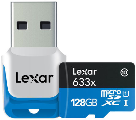 Lexar - LSDMI128BBEU633R - Lexar Professional 128 GB MicroSDXC		