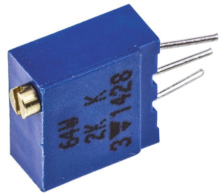 Vishay - M64W202KB40 - Vishay 64W ϵ 1922е ת ͨ ΢ M64W202KB40, Ӷ, 2k ±10%, 1/2W		