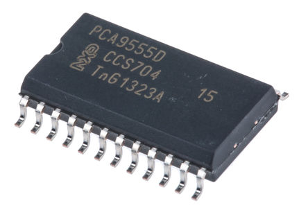 NXP - PCA9555D - NXP PCA9555D 16ͨ 400kHz I/Oչ, I2C, SMBusӿ, 24 SOICװ		
