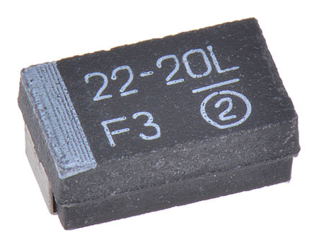 Vishay - 593D226X9020D2TE3 - Vishay 593D ϵ 22F 10% SMD  593D226X9020D2TE3, 20 V ֱ, 7343-31 װ, 225m ESR, +125C		