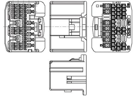 TE Connectivity - 1674558-1 - TE Connectivity MULTILOCK 025/040 III ϵ 22mm ھ 3  35 ·  °װ PCB  1674558-1		